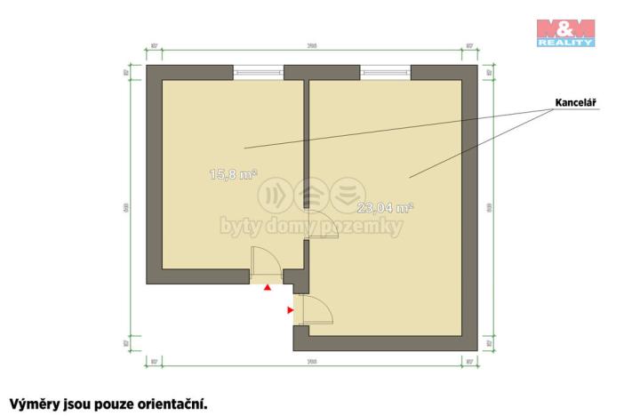 Pronájem kanceláře, Plzeň - Vnitřní Město, Prešovská, 40 m2