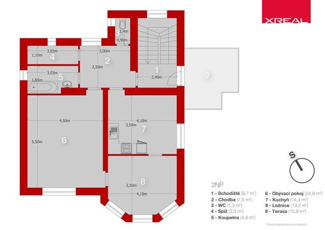 Prodej vily, Strančice, 302 m2