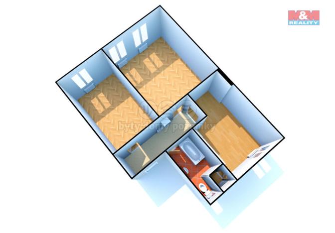 Prodej bytu 2+1, Děčín - Děčín IV-Podmokly, Jungmannova, 69 m2
