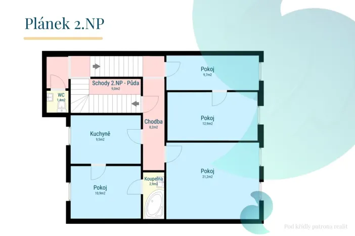 Prodej vícegeneračního domu, České Budějovice, Komenského, 240 m2
