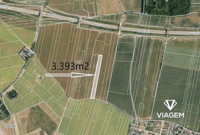 Prodej podílu pole, Praha - Cholupice, 3392 m2