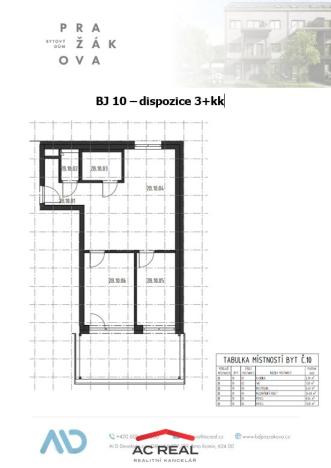 Prodej bytu 3+kk, Brno - Horní Heršpice, 56 m2