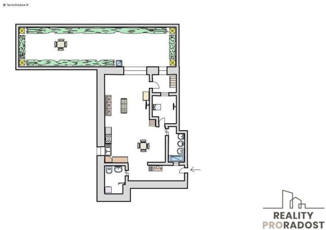 Prodej bytu 2+kk, Silvi,Itálie, 75 m2