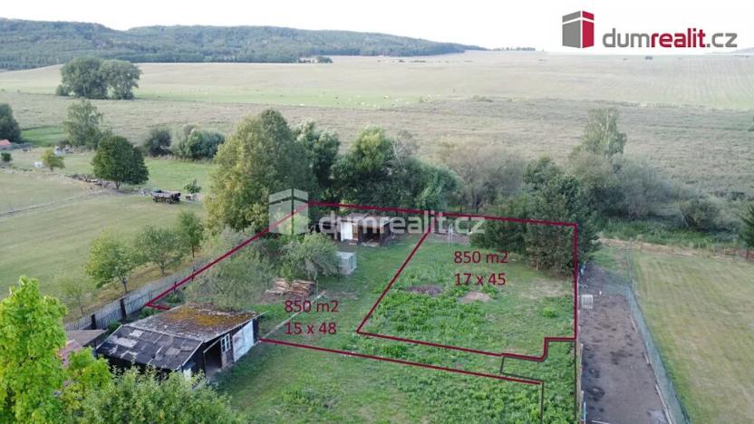 Prodej pozemku pro bydlení, Vroutek, Nádražní, 1810 m2