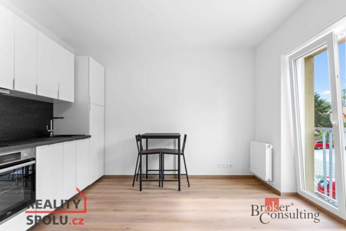Pronájem bytu 1+kk, Tuchoměřice, V Kněžívce, 22 m2