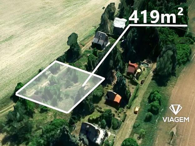 Prodej zahrady, Liběchov, 424 m2