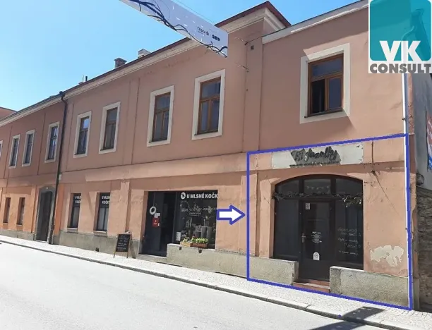 Prodej obchodního prostoru, Litomyšl, Smetanovo náměstí, 15 m2