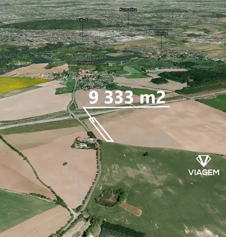 Prodej podílu pole, Praha - Cholupice, 2333 m2
