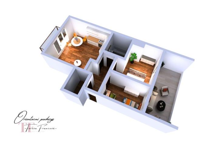 Prodej bytu 3+kk, Praha, Bermanova, 57 m2