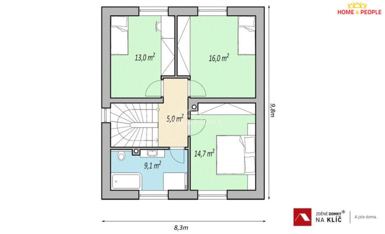 Prodej rodinného domu, Machová, 121 m2
