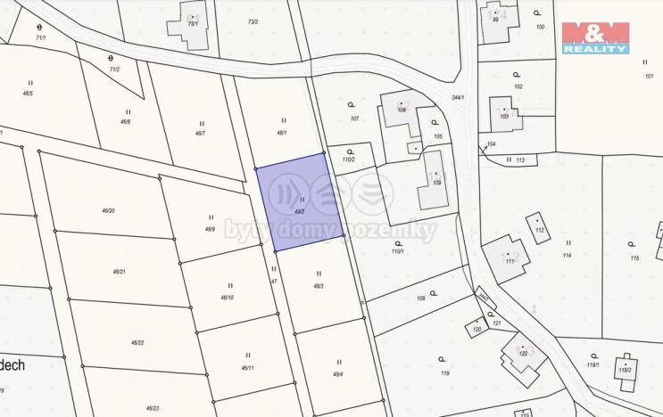 Prodej pozemku pro bydlení, Nový Oldřichov, 852 m2