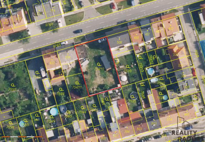 Prodej pozemku pro bydlení, Prostějov - Vrahovice, 652 m2