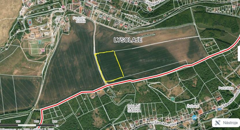 Prodej pole, Praha, 17536 m2