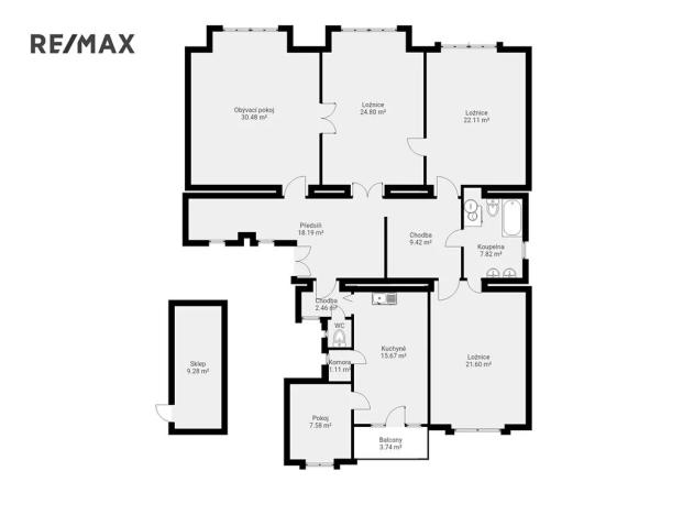 Prodej bytu 4+1, Praha - Holešovice, U smaltovny, 175 m2