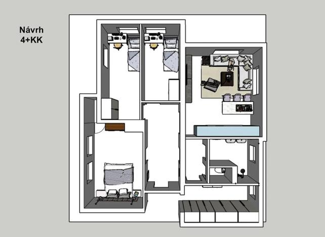 Prodej bytu 4+kk, Liberec, Lesní, 89 m2