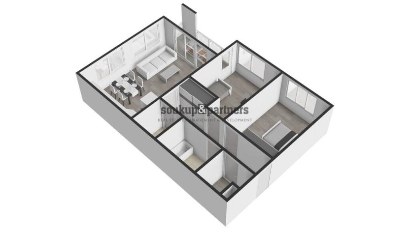 Prodej bytu 3+kk, Praha - Hloubětín, Poděbradská, 76 m2