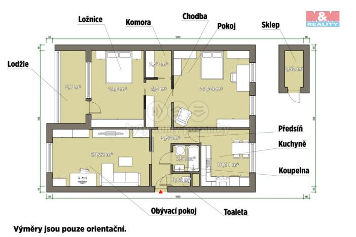 Prodej bytu 3+1, Plzeň - Bolevec, Nýřanská, 82 m2
