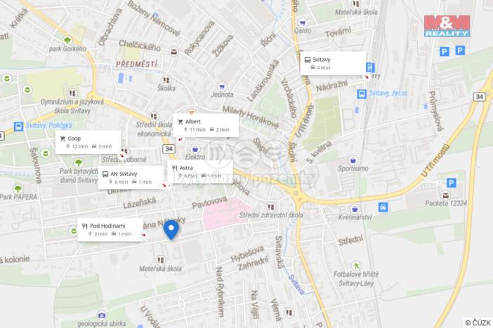 Pronájem skladu, Svitavy, U Stadionu, 611 m2