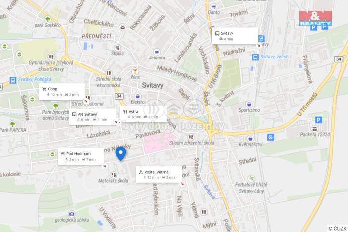 Pronájem skladu, Svitavy, U Stadionu, 449 m2