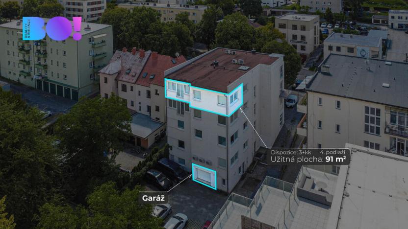 Prodej bytu 3+kk, Zlín, třída Tomáše Bati, 91 m2