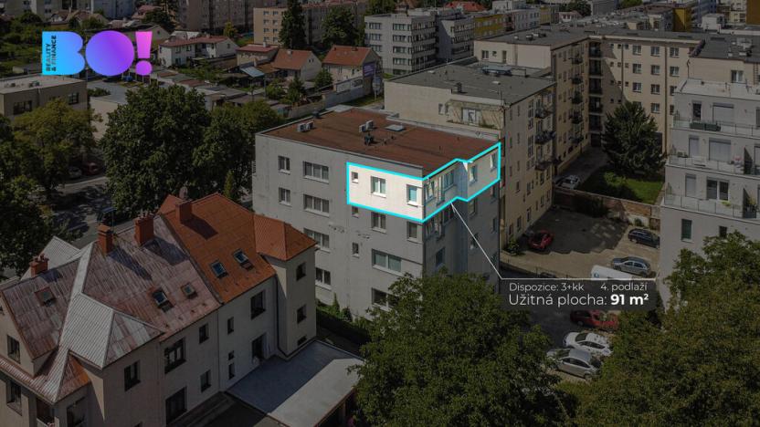Prodej bytu 3+kk, Zlín, třída Tomáše Bati, 91 m2
