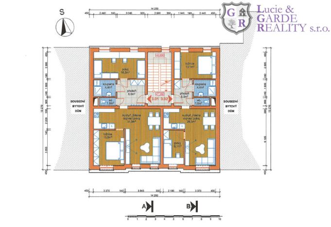 Prodej činžovního domu, České Budějovice, Fráni Šrámka, 250 m2