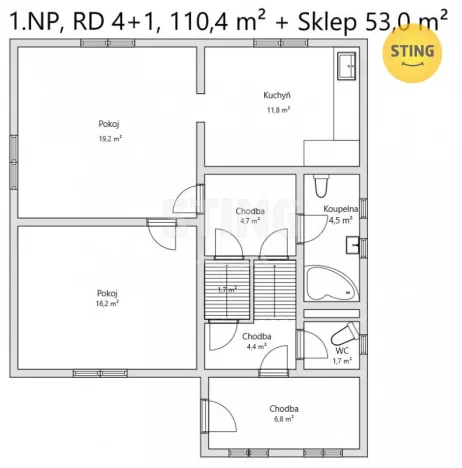 Prodej rodinného domu, Zábřeh, Říční, 130 m2