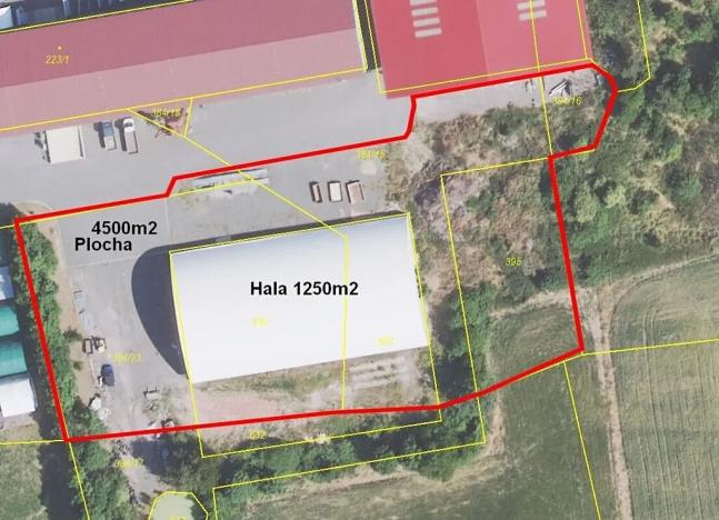 Pronájem výrobních prostor, Tachlovice, Karlštejnská, 28800 m2