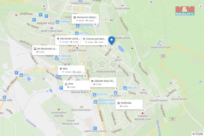 Prodej rodinného domu, Mariánské Lázně - Úšovice, U Zastávky, 232 m2