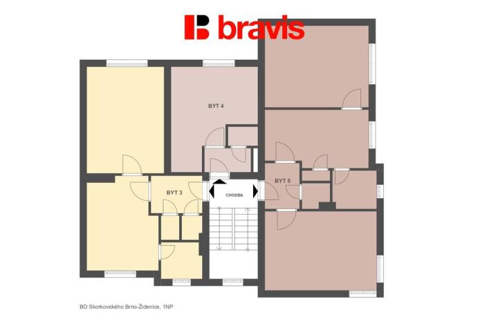 Prodej rodinného domu, Brno - Židenice, Skorkovského, 284 m2