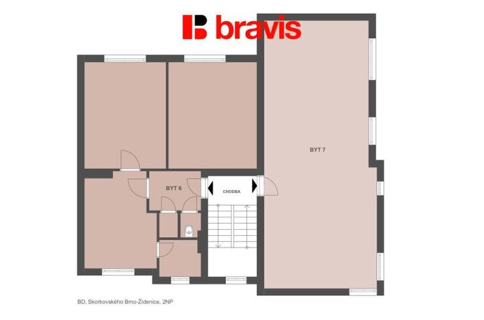Prodej rodinného domu, Brno - Židenice, Skorkovského, 284 m2