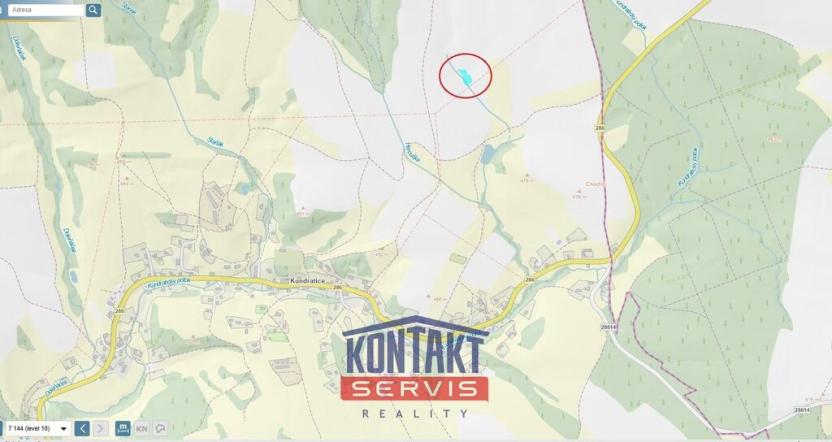 Prodej pole, Košťálov - Kundratice, 1648 m2