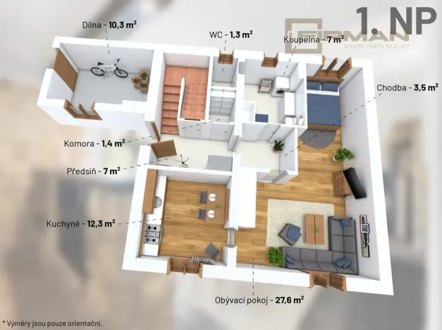 Prodej rodinného domu, Česká Lípa, Husova, 200 m2