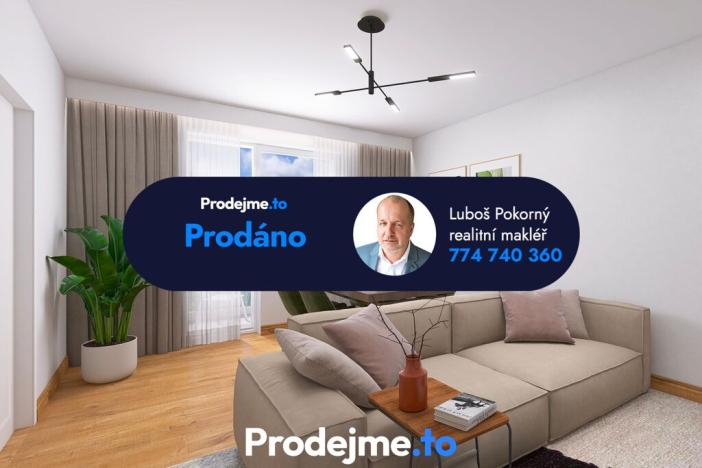 Prodej bytu 2+1, Brno, Bakalovo nábřeží, 55 m2