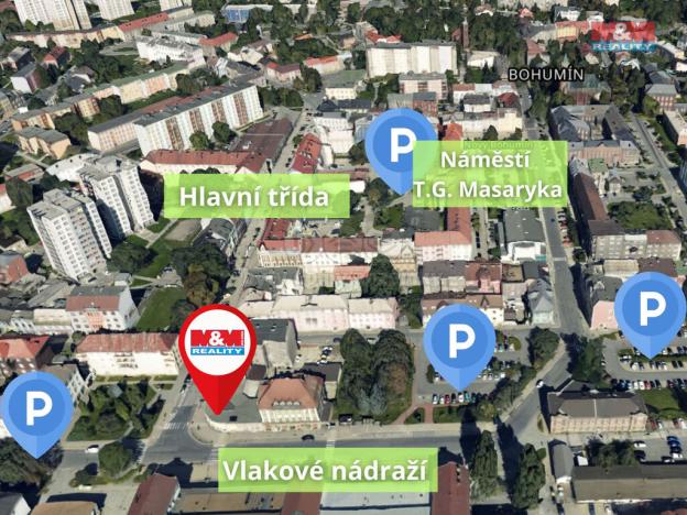 Pronájem obchodního prostoru, Bohumín - Nový Bohumín, tř. Dr. E. Beneše, 50 m2