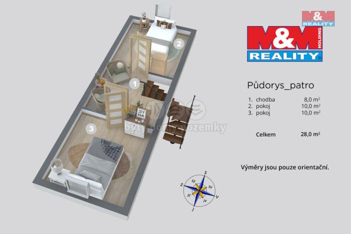 Prodej rodinného domu, Hostomice, Palackého, 81 m2