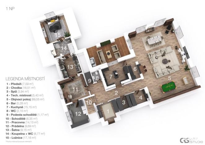 Prodej pozemku pro bydlení, Frymburk - Kovářov, 962 m2