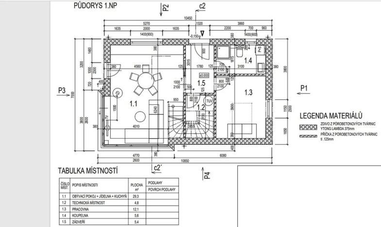 Prodej rodinného domu, Říčany, Mírová, 118 m2