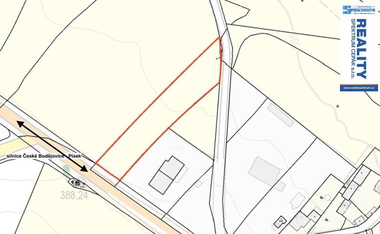 Prodej komerčního pozemku, Pištín, 3503 m2