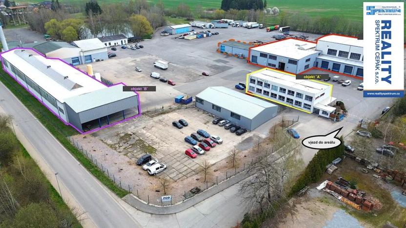 Pronájem skladu, Lišov, Hůrecká, 1768 m2