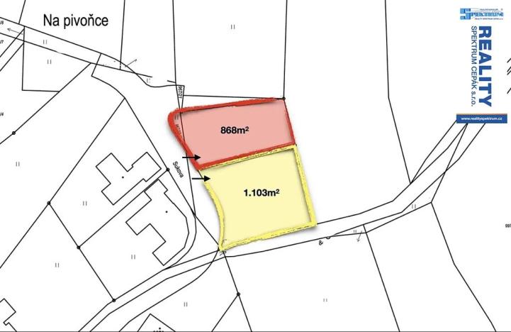 Prodej pozemku pro bydlení, Hluboká nad Vltavou, Sukova, 868 m2