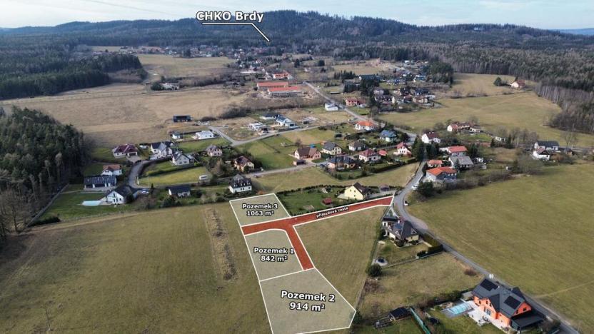 Prodej pozemku pro bydlení, Příbram - Orlov, 842 m2