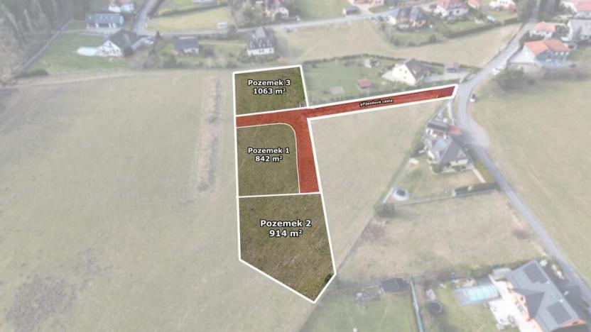 Prodej pozemku pro bydlení, Příbram - Orlov, 842 m2