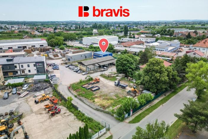 Pronájem komerčního pozemku, Brno - Horní Heršpice, Pražákova, 478 m2