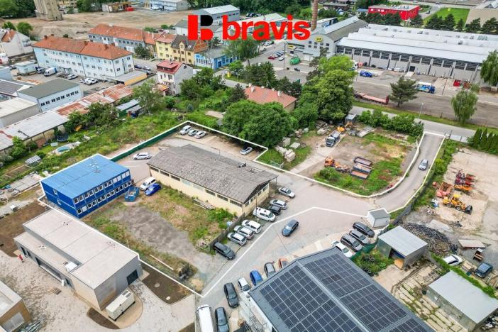Pronájem komerčního pozemku, Brno - Horní Heršpice, Pražákova, 478 m2