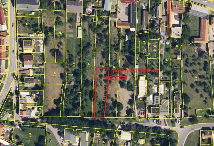 Prodej pozemku pro bydlení, Olomouc, 1000 m2