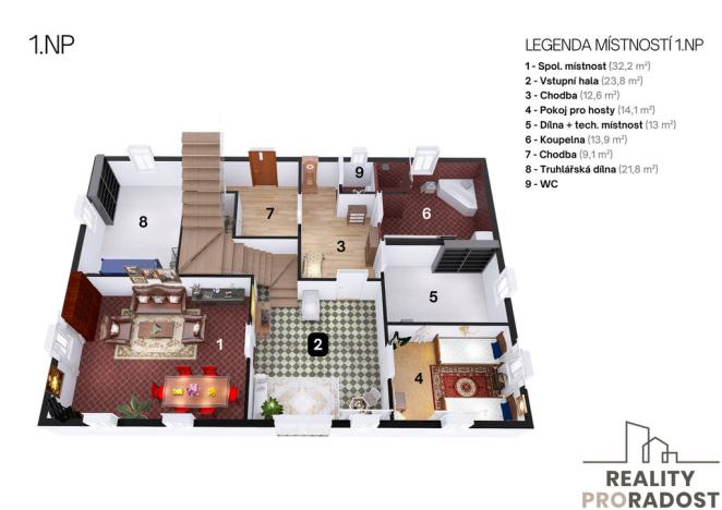 Prodej vily, Kučerov, 292 m2