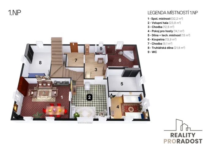 Prodej rodinného domu, Kučerov, 292 m2