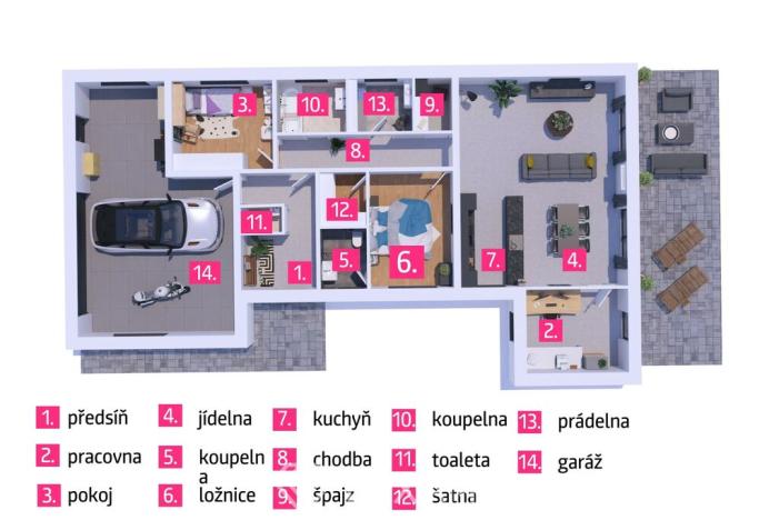 Prodej rodinného domu, Vranovice, Ivaňská, 196 m2