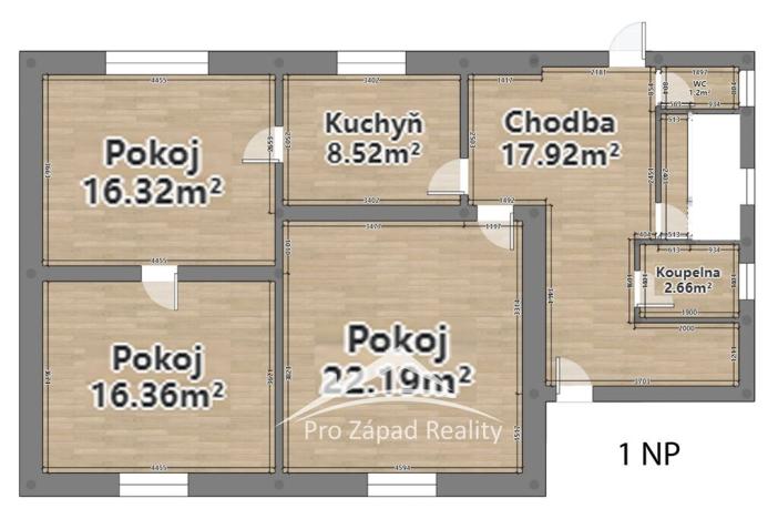 Prodej rodinného domu, Chlumčany, Komenského, 154 m2